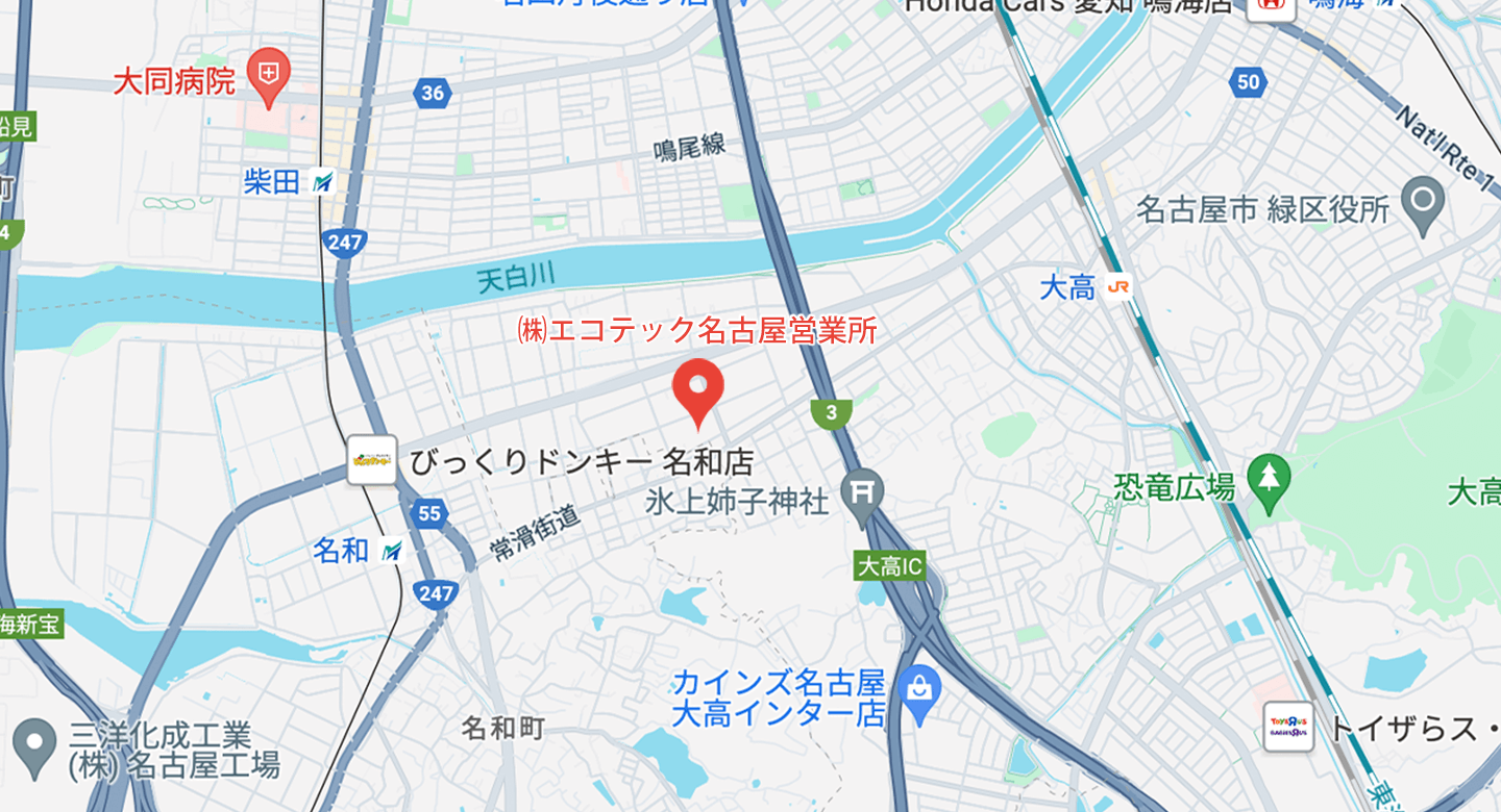 株式会社エコテック　名古屋営業所の地図